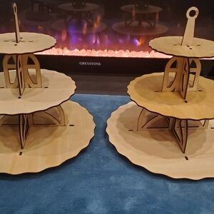 Handcrafted Tiered Lightweight Stands